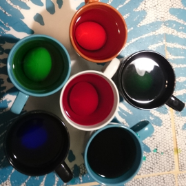 comment peindre des œufs avec un colorant