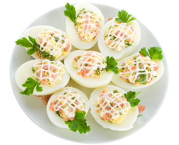 boiled egg snacks