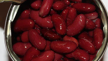 konzervované fazole