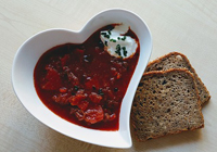 Choosing pork for borscht