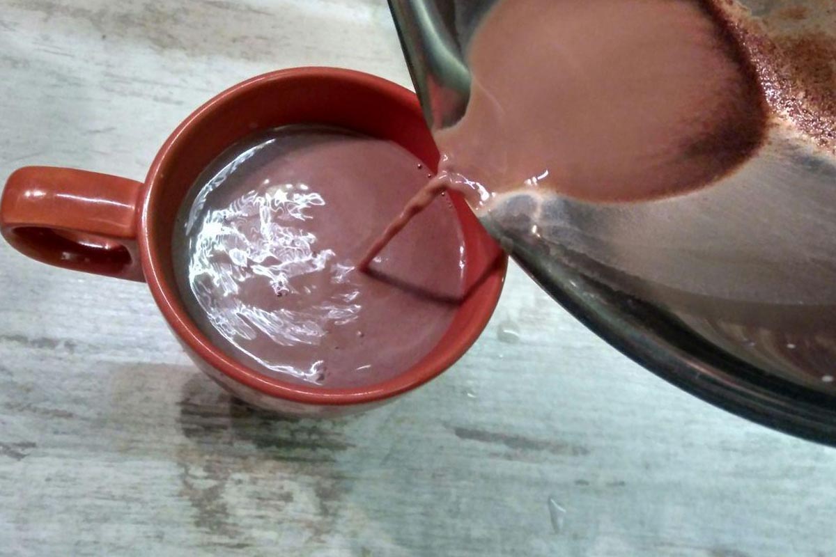 cacao dans une tasse