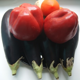 wash and dry vegetables