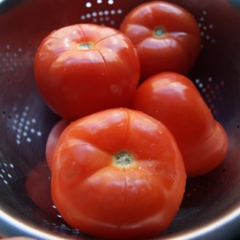 opaření rajčata pro lecho