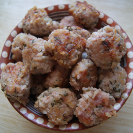 Fried meatballs