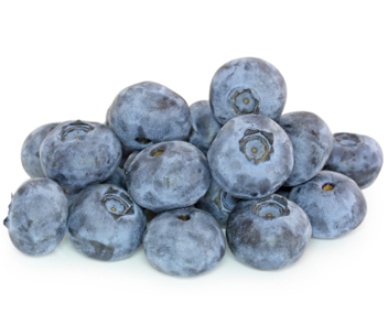 making blueberry jam