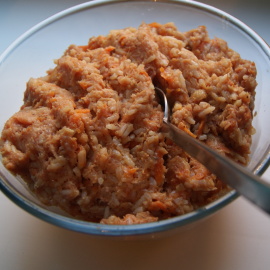 mengsel voor het vullen van paprika's