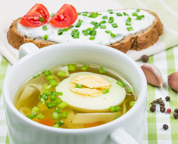 comment faire cuire la soupe aux œufs