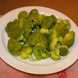 vařená brokolice