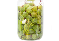 Pickled gooseberries